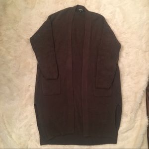 Express Olive Green Duster